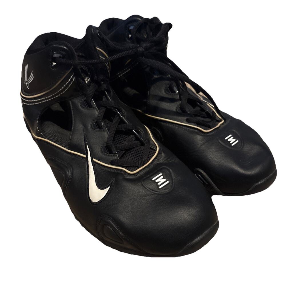 Nike Vince Carter Air FLIGHT SHOX TRAINERS US13 Black White